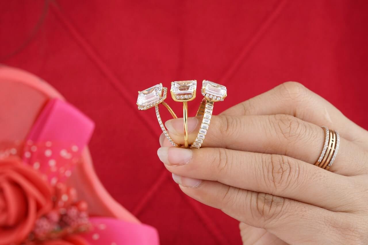 Emerald Cut Rings